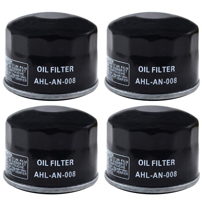 AHL AN-008 Oil Filter Compatible with BMW G310R K03 09/2016-12/2016 USA(4 PCS) - Image 1